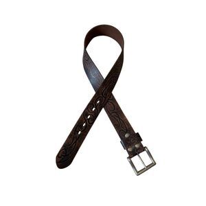 Bed Stu Leather Belt size 32” Brown Boho